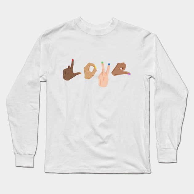 Pride Love Long Sleeve T-Shirt by Giselle Dekel